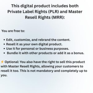 ChatGPT Essentials for Beginners with PLR & MRR – AI eBook Guide to Master ChatGPT, Build Passive Income & Resell Digital Products