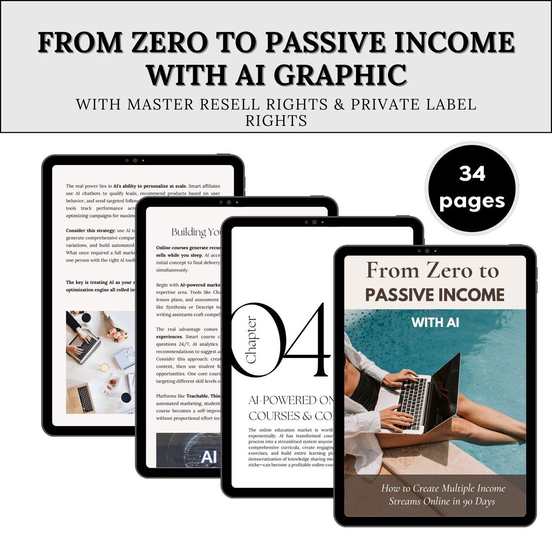 AI Passive Income PLR eBook – Canva Editable Digital Marketing & Affiliate Marketing Guide with Resell Rights - Image 2