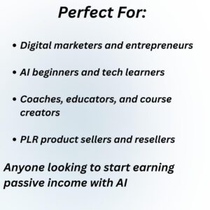 ChatGPT Essentials for Beginners with PLR & MRR – AI eBook Guide to Master ChatGPT, Build Passive Income & Resell Digital Products