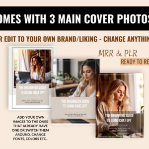 ChatGPT Beginners Guide Ebook with Master Resell Rights (MRR) – Canva Editable AI Business Starter Kit for Passive Income & Digital Sales