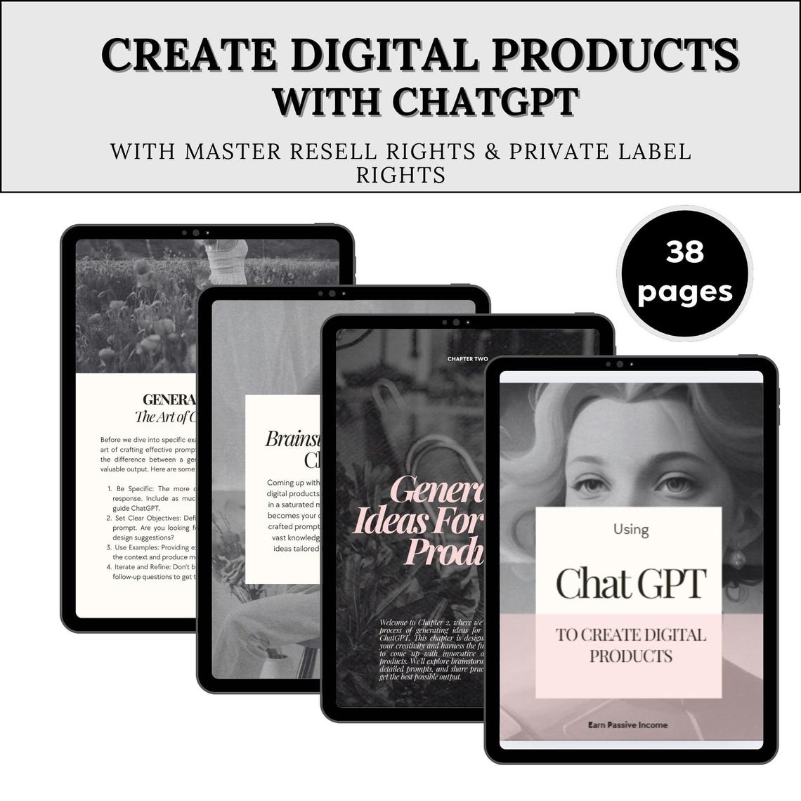 Online Branding & AI Side Hustle PLR eBook – Canva Editable Digital Product with Resell Rights for Passive Income & Business Growth - Image 4