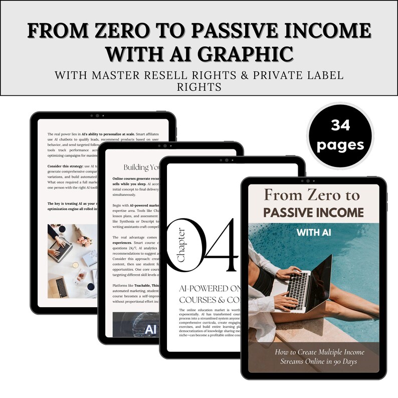 AI Passive Income PLR eBook – Canva Editable Digital Marketing & Affiliate Marketing Guide with Resell Rights - Image 6