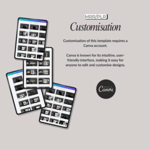 Digital Marketing 101 Mini Course PLR & MRR – Canva Editable Online Marketing Training for Passive Income & Business Growth