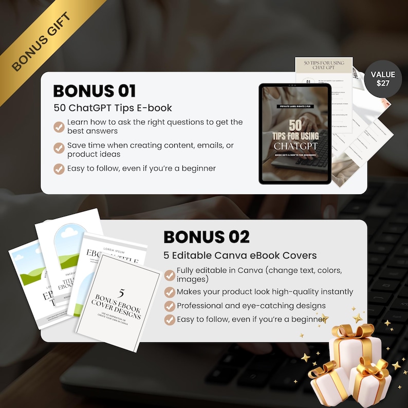 ChatGPT & Canva Digital Product Creation Master Guide 2026 | Editable PLR & MRR eBook Bundle with Canva Templates, AI Tools & Passive Income Blueprint - Image 7