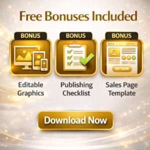 Make Money Online PLR eBook Bundle – 111 Page Canva Editable Digital Marketing Guide with Master Resell Rights for Passive Income