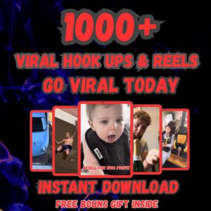 1000+ Viral Hook Videos Bundle | TikTok, Instagram Reels & YouTube Shorts Hooks with PLR & MRR Resell Rights